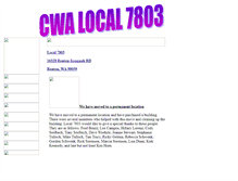 Tablet Screenshot of cwa7803.org